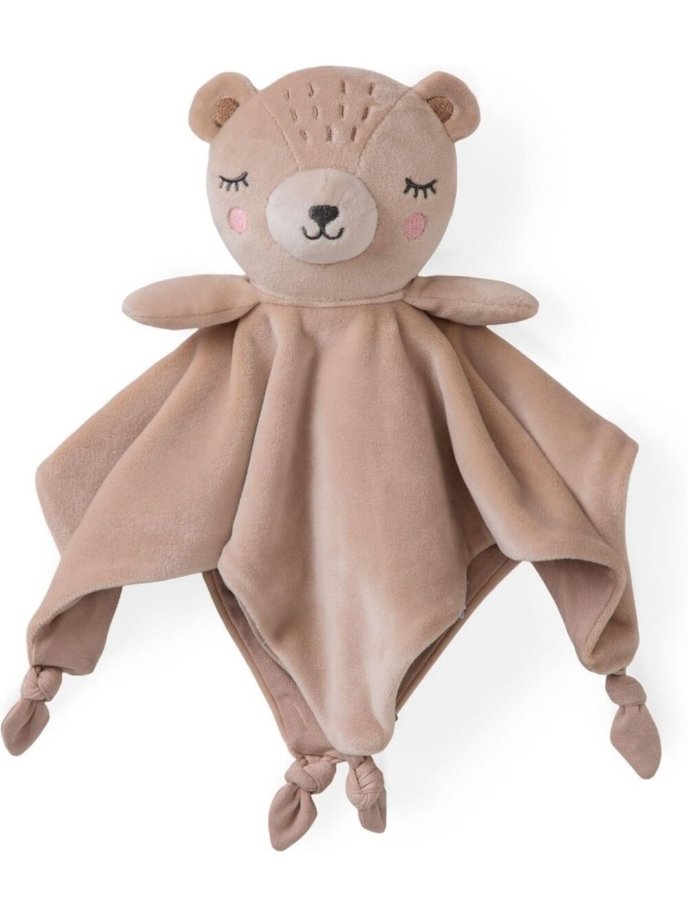 Cozy Bear Lovey for Baby, Soft Stuffed Animal & Security Blanket, Perfect